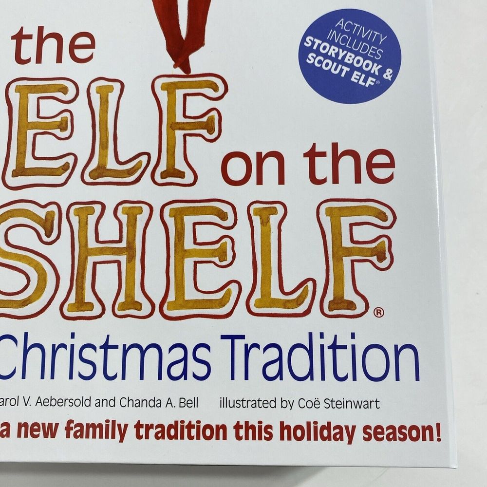 Elf On The Shelf Brown Eyed Dark Skin Boy Doll Figure And Story Book Boxed New - Picture 6 of 10
